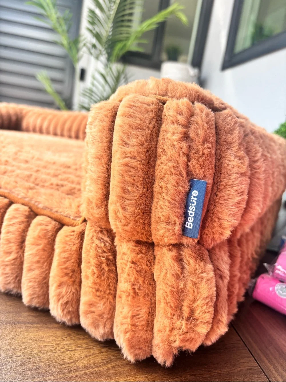 BEDSURE XLARGE ORTHOPEDIC PET SOFA BROWN